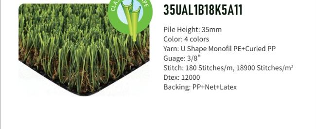 35mm U-shape Grass