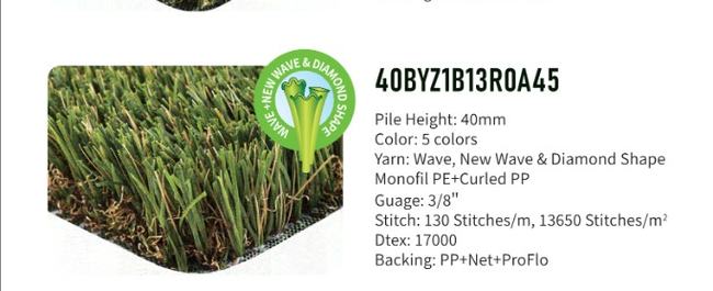 40mm Multi-shape Grass