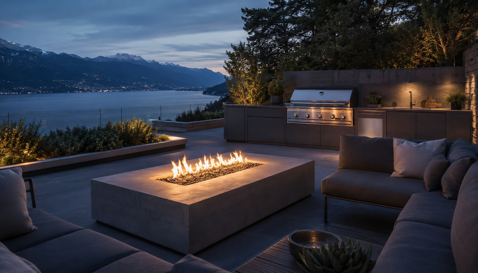 Outdoor Kitchen, Fire & BBQ