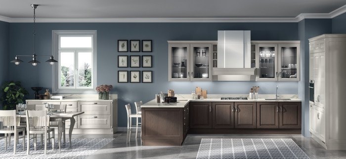 K-STYLE-07 Cream Large Room Kitchen
