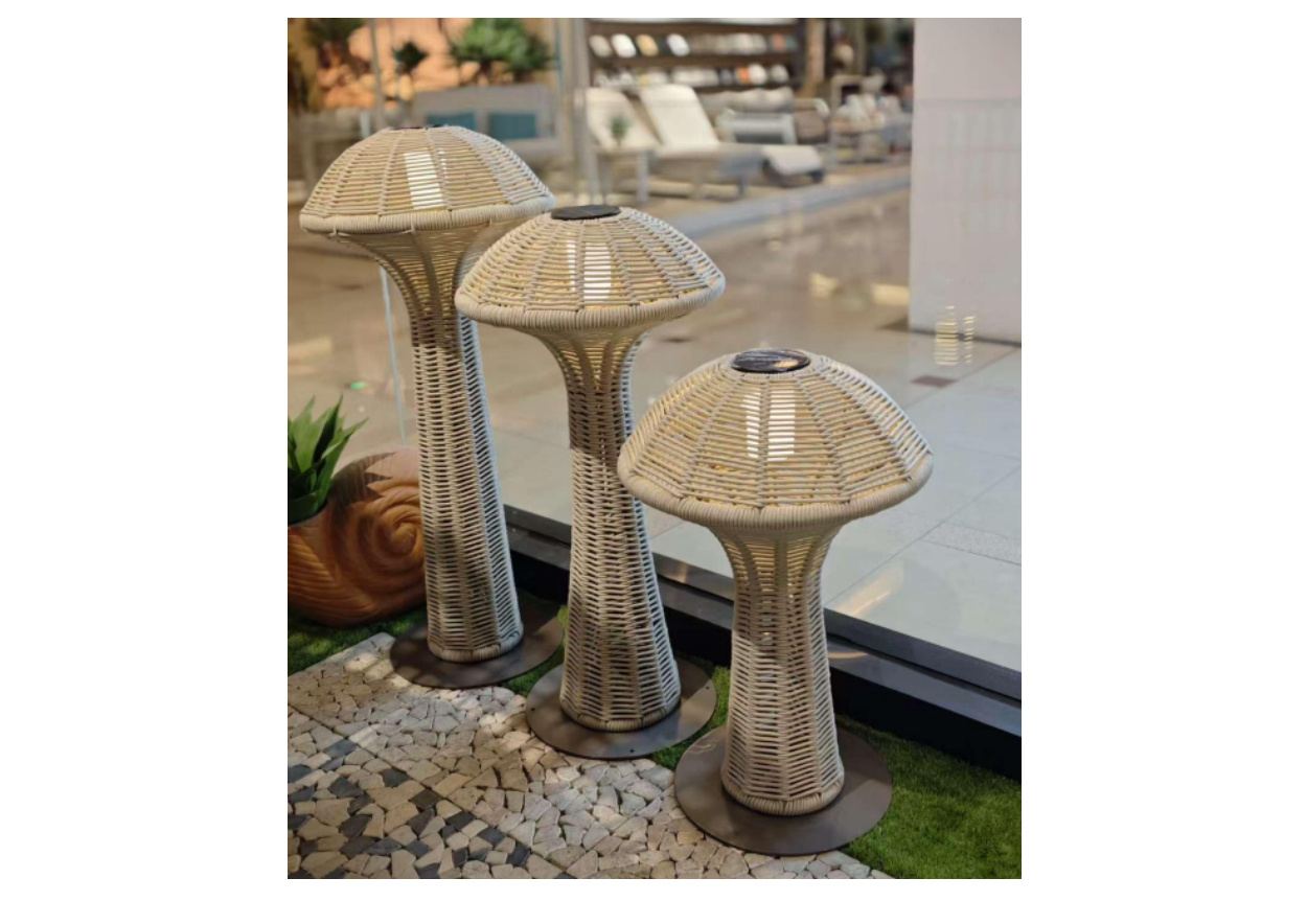 DR Visual 4 Rattan garden light
