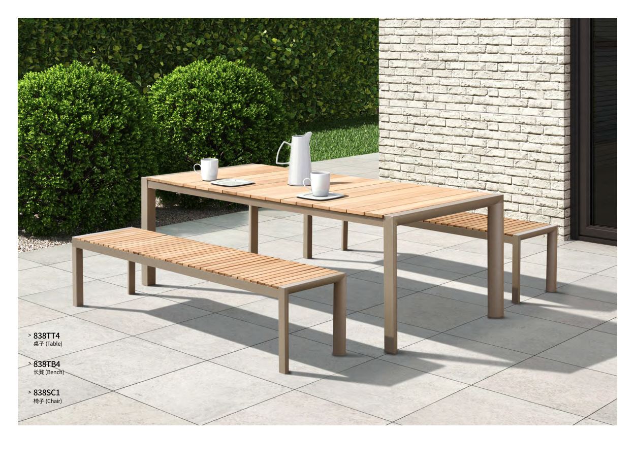 838TB4 / 838TT4 / 838SC1 Premium Outdoor Contract Furniture
