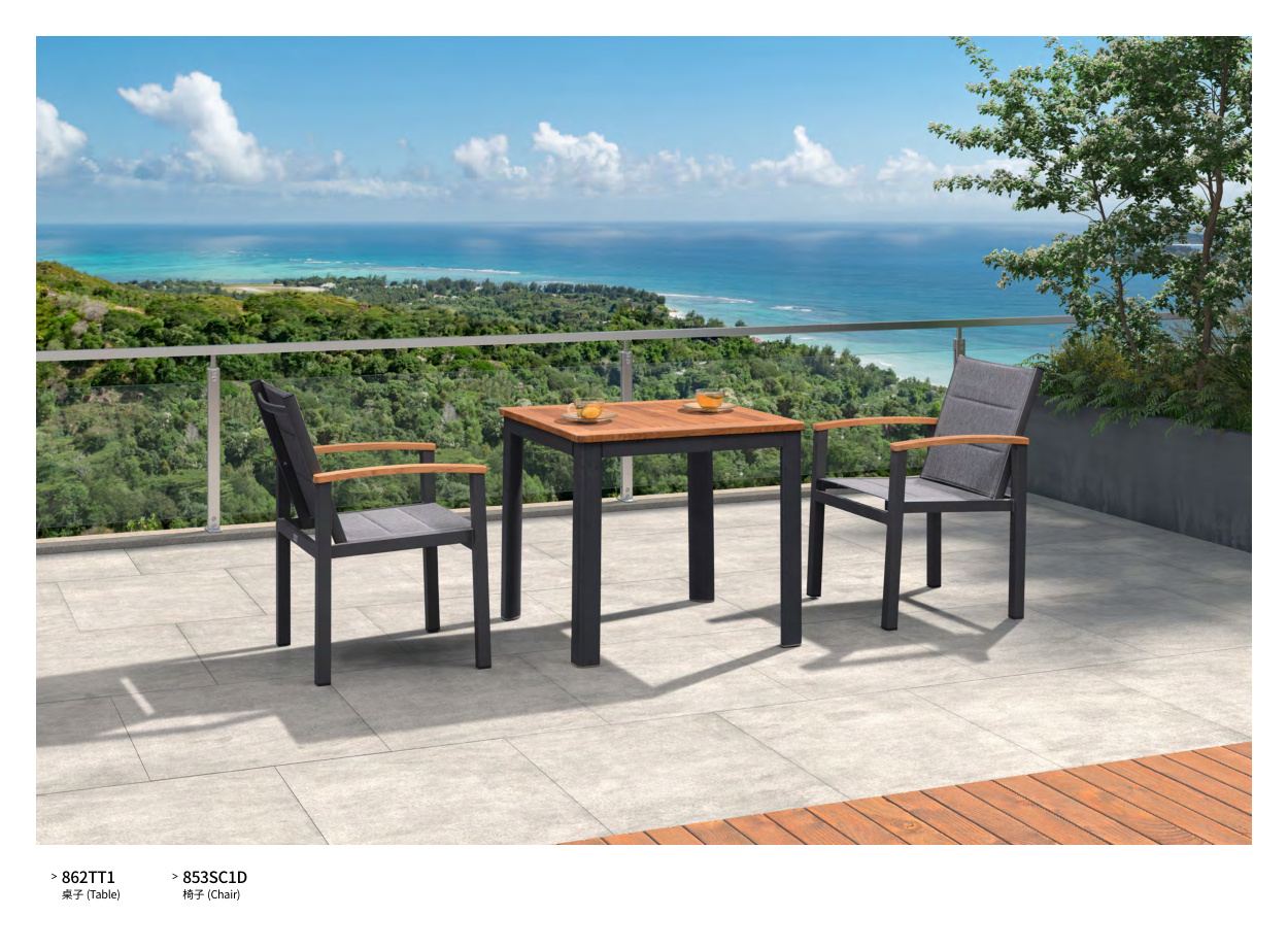 862TT1 / 853SC1D Premium Outdoor Contract Furniture