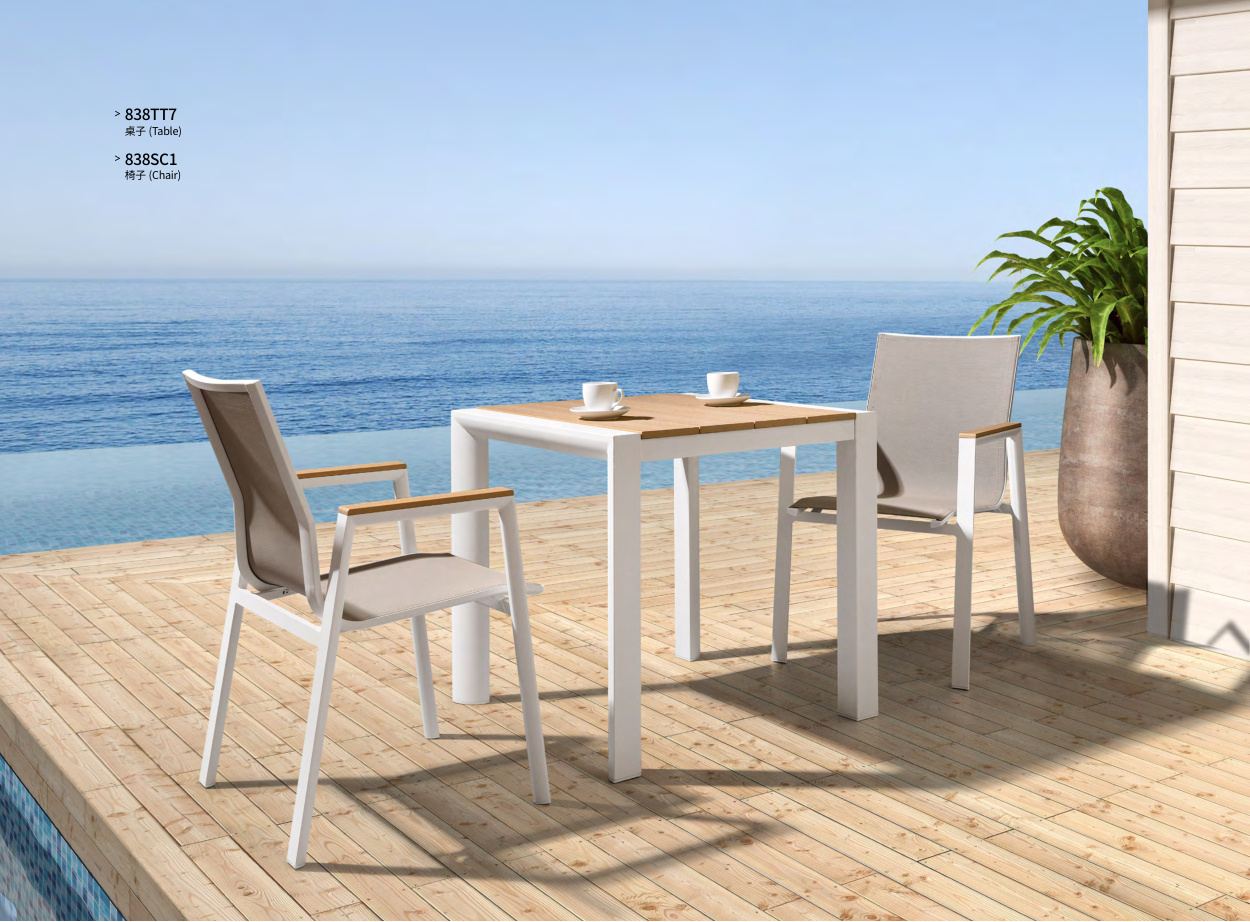 838SC1 / 838TT7 Premium Outdoor Contract Furniture