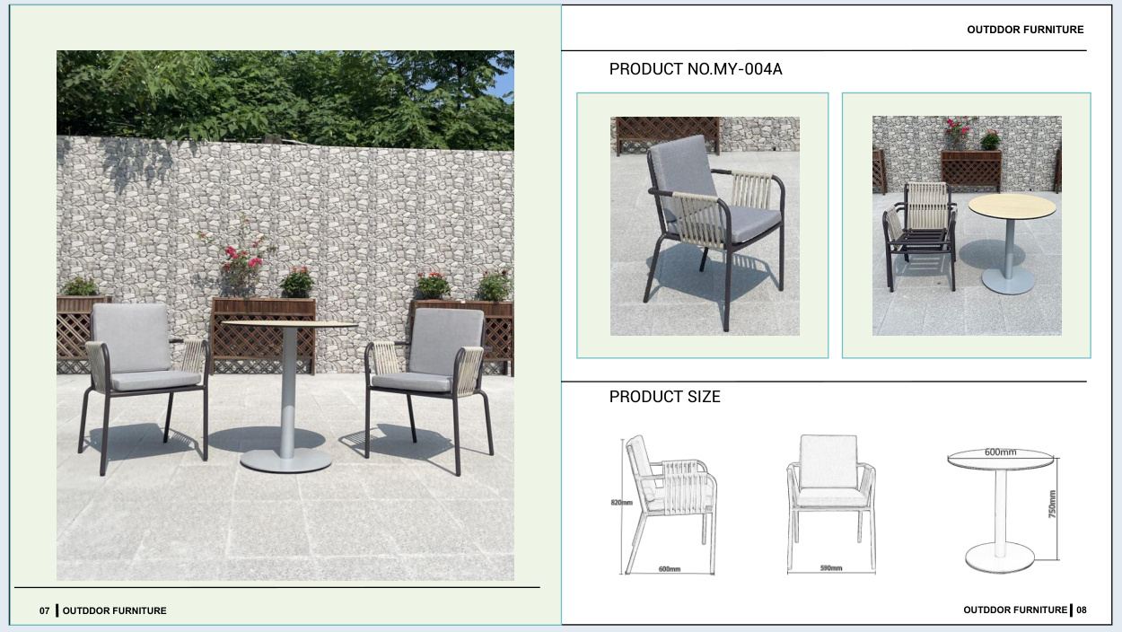 MY-004A Garden dining set