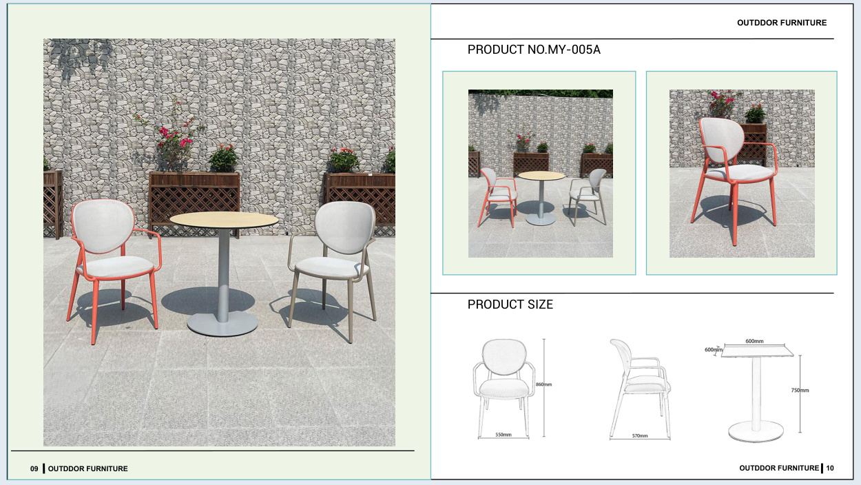 MY-005A Terrace sofa set