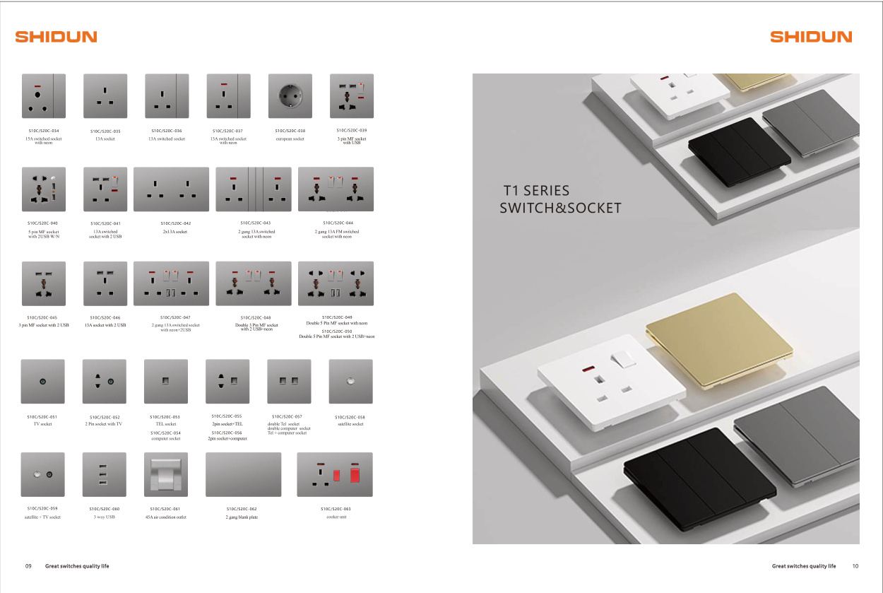 Shidun Page 2 Electrical Accessories Range